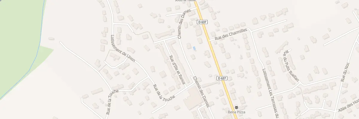 Plan du 6 Rue d’Ille et Rance à Saint-Domineuc