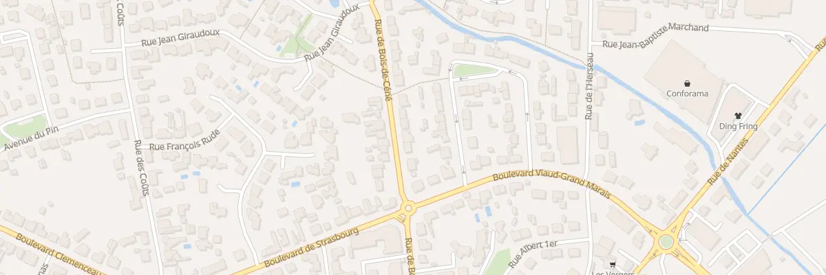 Plan du 34 Rue de Bois de Céné à Challans