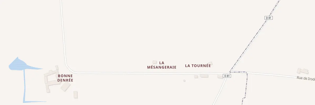 Plan du 4 La Mésangeraie à La Chapelle-Chaussée