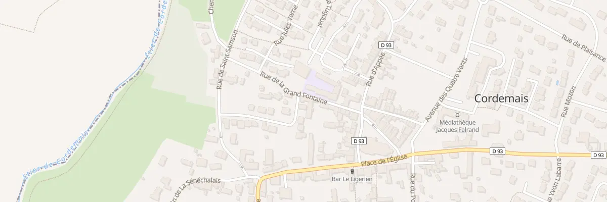 Plan du 7 Rue de la Grand Fontaine à Cordemais