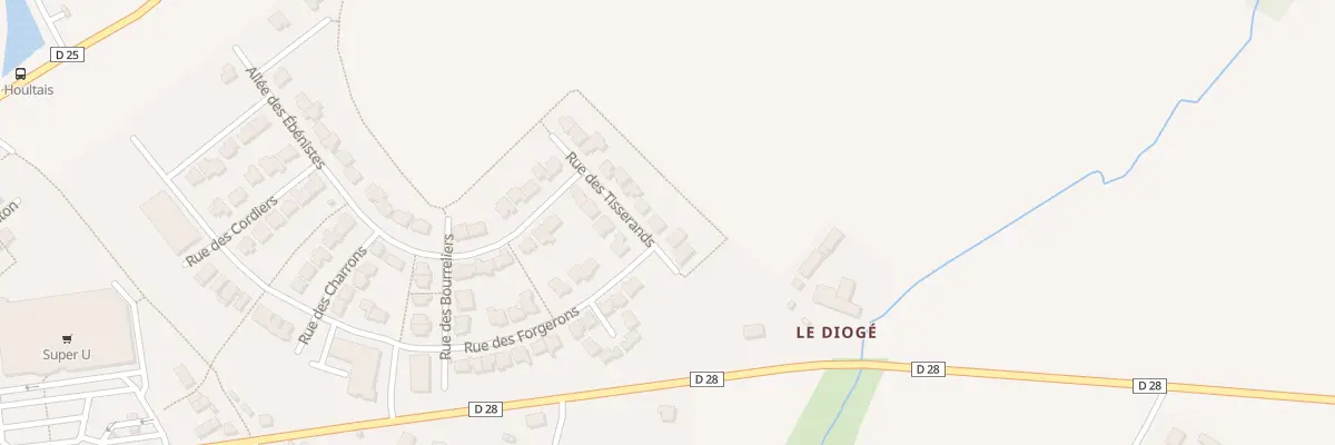 Plan du 5 Rue des Tisserands à Romillé