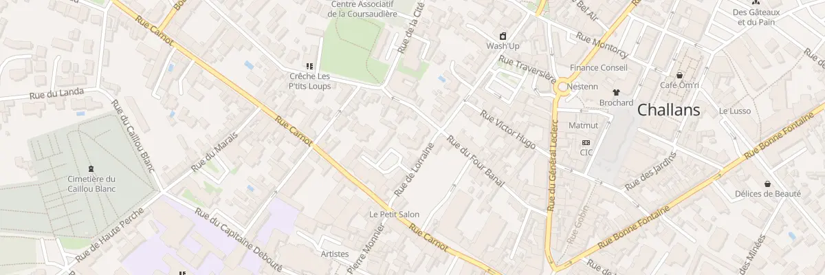 Plan du 1 Rue du petit bois à Challans