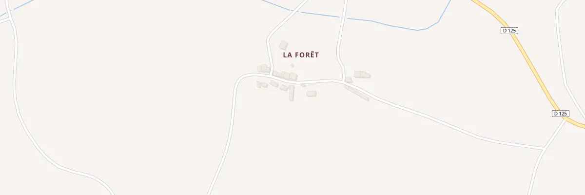 Plan du 3 La Foret à Guémené-Penfao