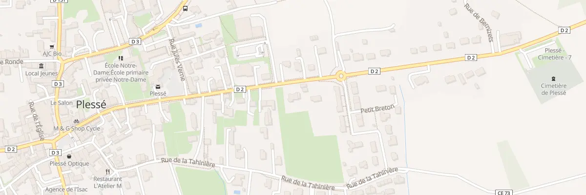 Plan du 16 Rue Charles Perron à Plessé