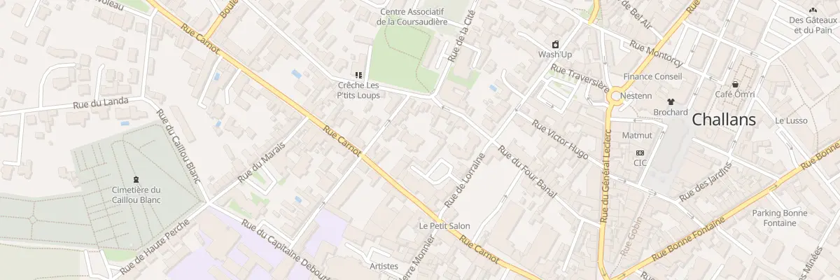 Plan du 46 Rue carnot à Challans