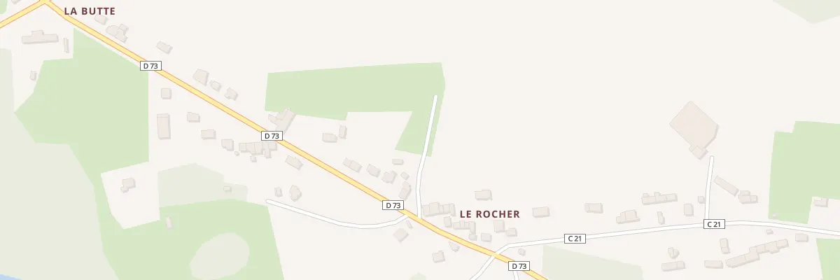 Plan du 31B Le Rocher à Miniac-Morvan