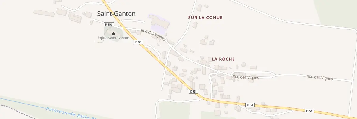 Plan du 5035 La Roche à Saint-Ganton