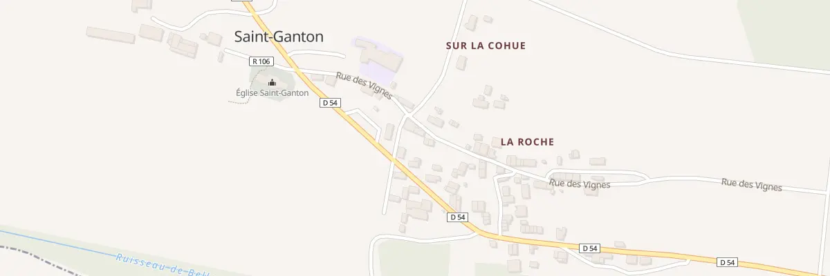 Plan du 5036 La Roche à Saint-Ganton