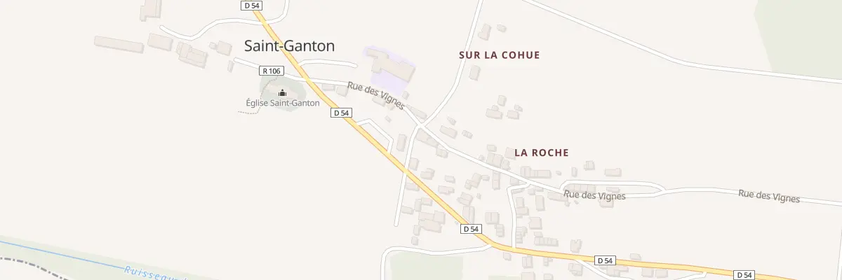 Plan du 4 Rue de la Cohue à Saint-Ganton