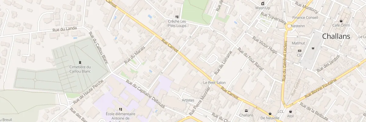 Plan du 39 Rue carnot à Challans