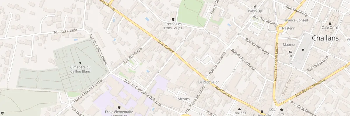 Plan du 43 Rue carnot à Challans