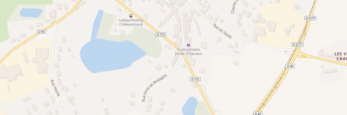 Plan du 3 Rue Anne de Bretagne à Lohéac