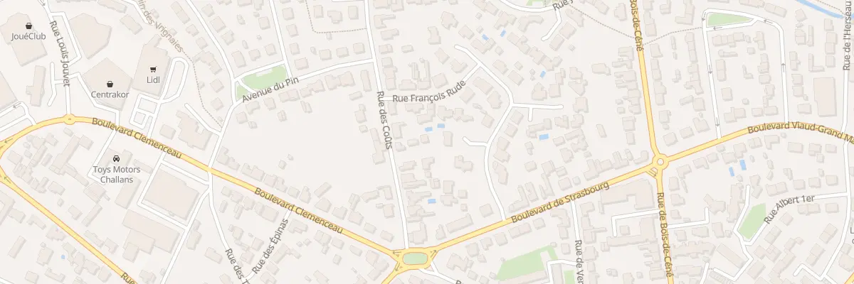 Plan du 10A Rue des coûts à Challans