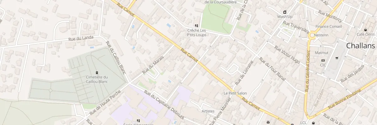 Plan du 45 Rue carnot à Challans