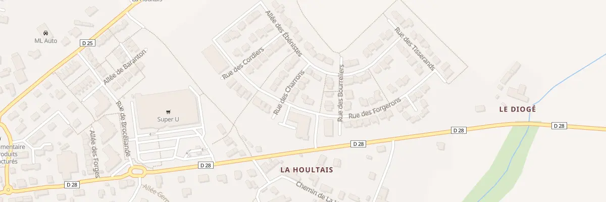 Plan du 3 Rue des Lavandières à Romillé