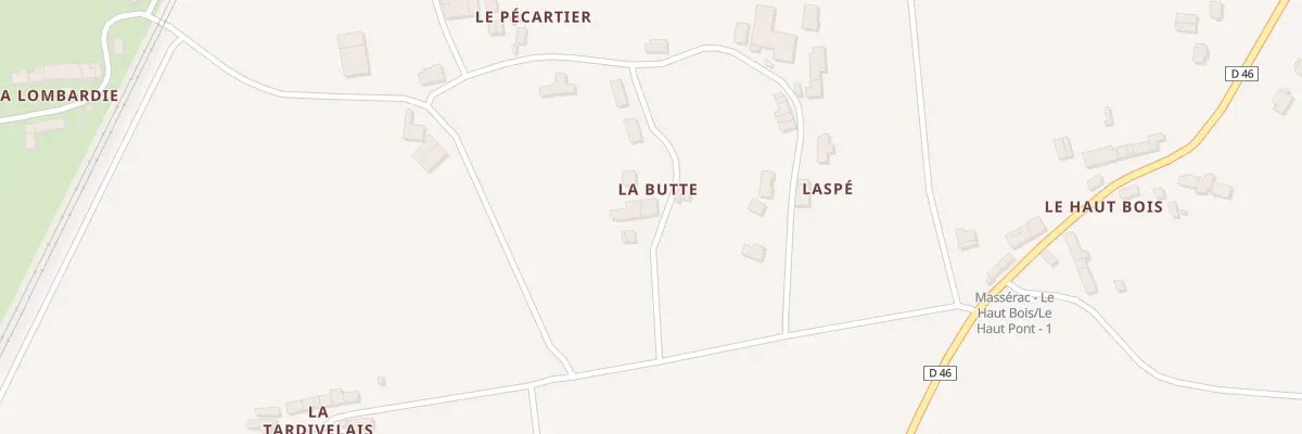 Plan du 1 La Butte à Massérac
