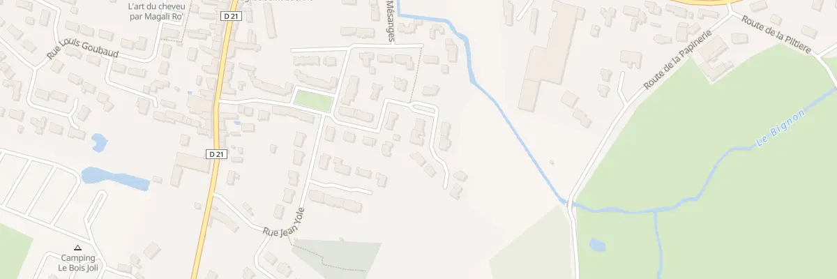 Plan du 4 Rue rené bazin à Bois-de-Céné