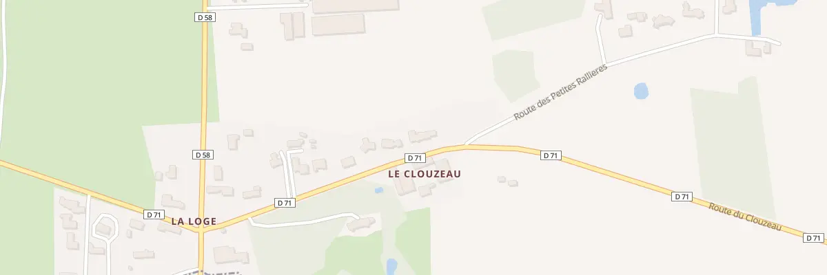 Plan du 299 Rte du Clouzeau à Bois-de-Céné