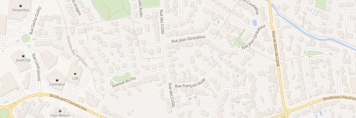 Plan du 24 Rue des coûts à Challans