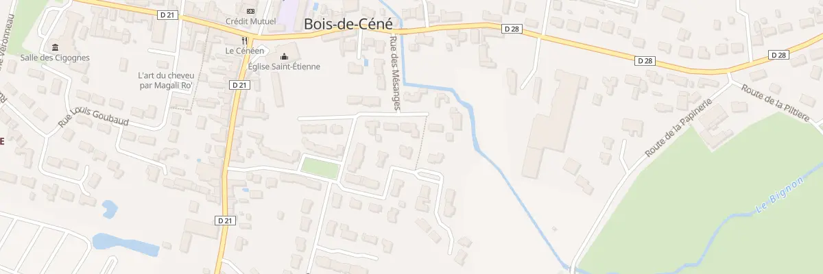 Plan du 6 Sq des Tourterelles à Bois-de-Céné
