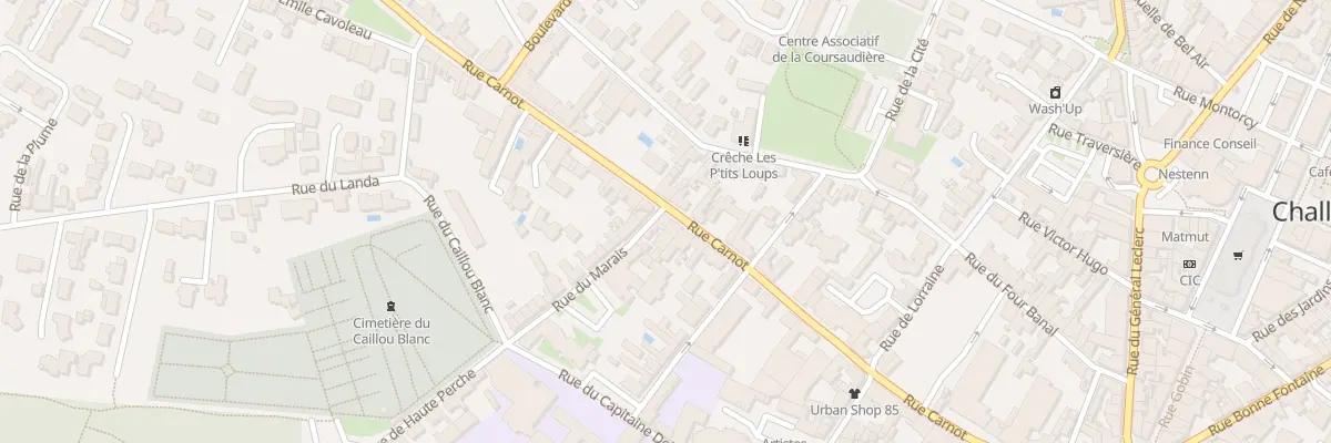Plan du 53 Rue carnot à Challans