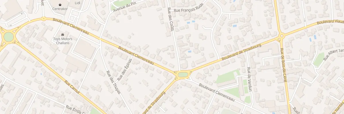 Plan du 3 Rue des coûts à Challans