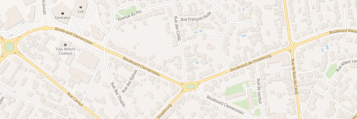 Plan du 5 Rue des coûts à Challans