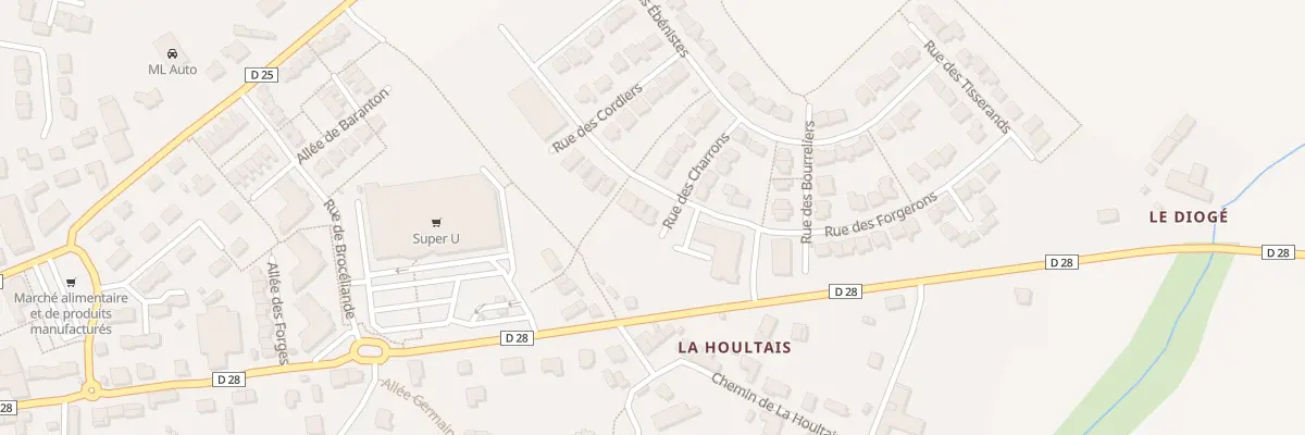Plan du 4 Rue des Lavandières à Romillé