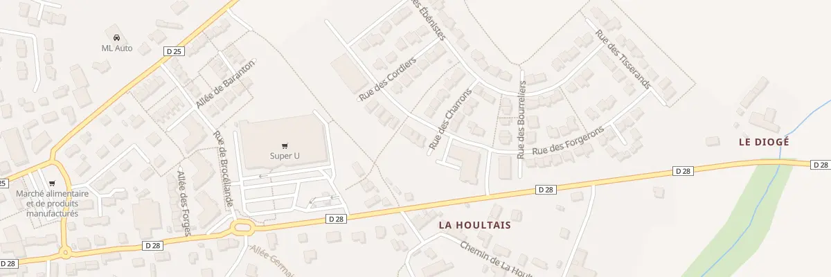 Plan du 6 Rue des Lavandières à Romillé