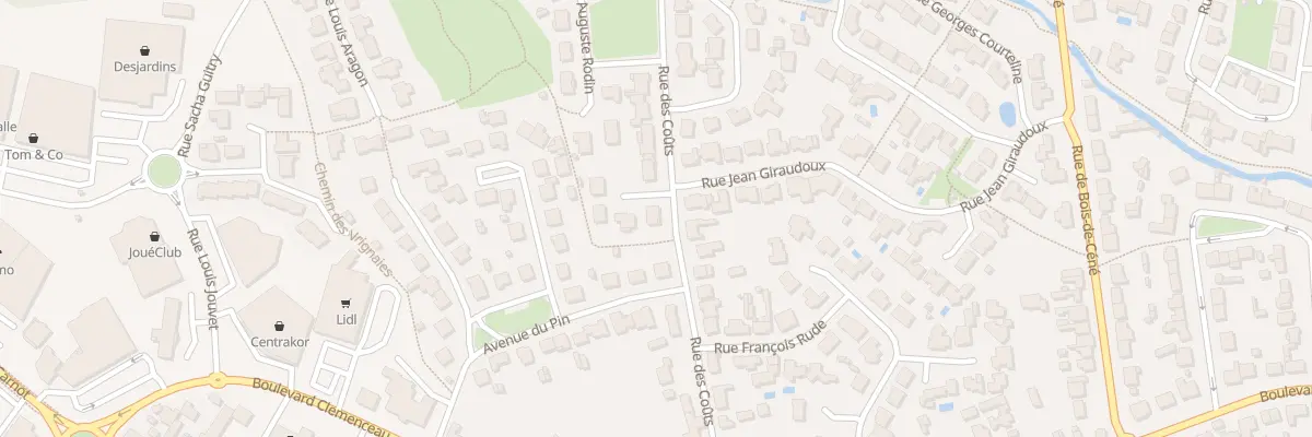 Plan du 29 Rue des coûts à Challans