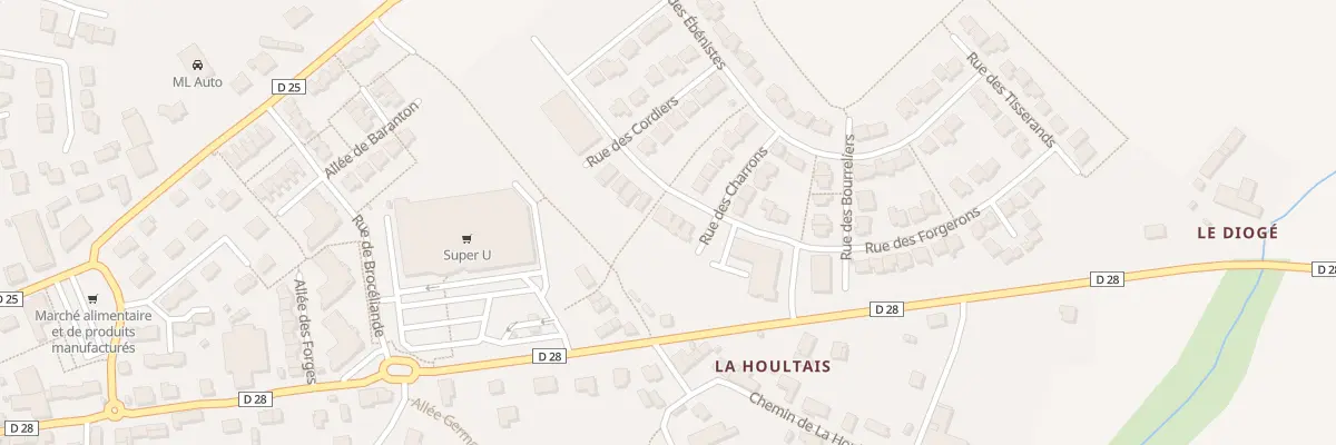 Plan du 8 Rue des Lavandières à Romillé