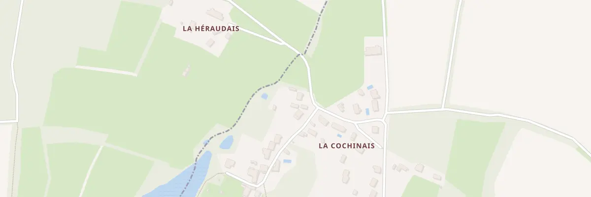 Plan du 22 La Cochinais à Malville