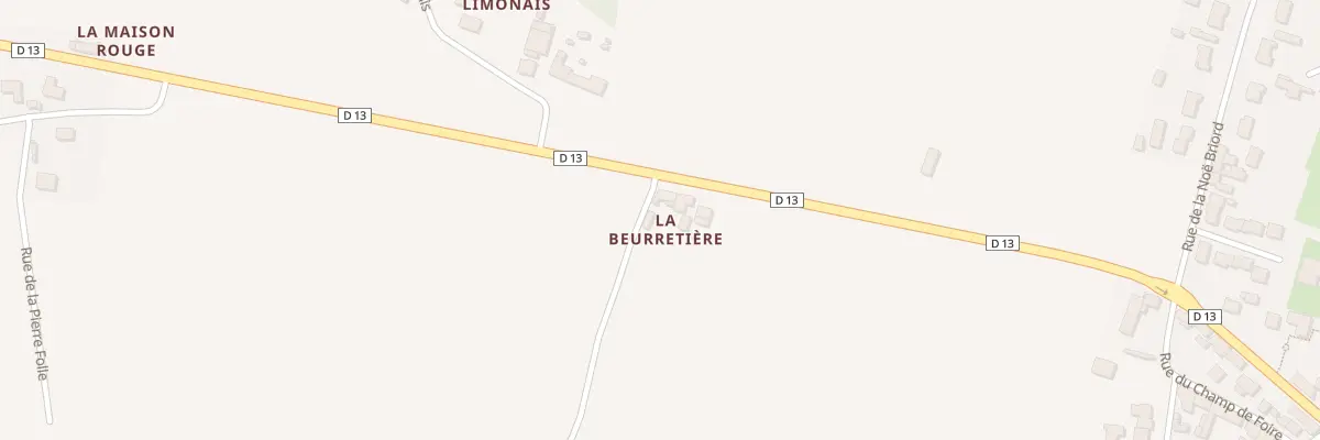 Plan du 1800 Rte de Machecoul Bourgneuf à Villeneuve-en-Retz