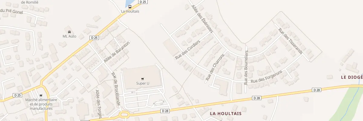 Plan du 18 Rue des Lavandières à Romillé