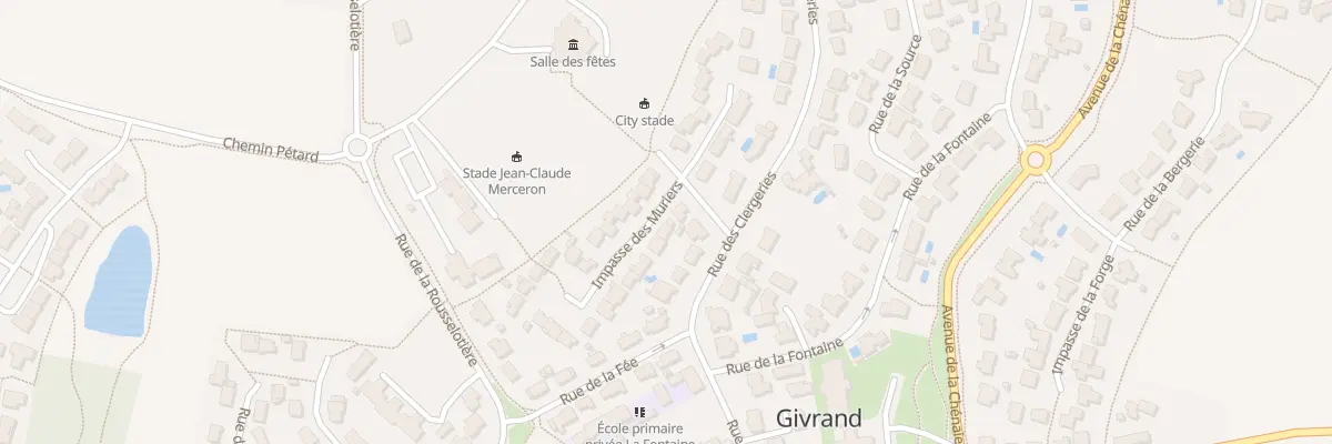 Plan du 3 Imp des Mûriers à Givrand