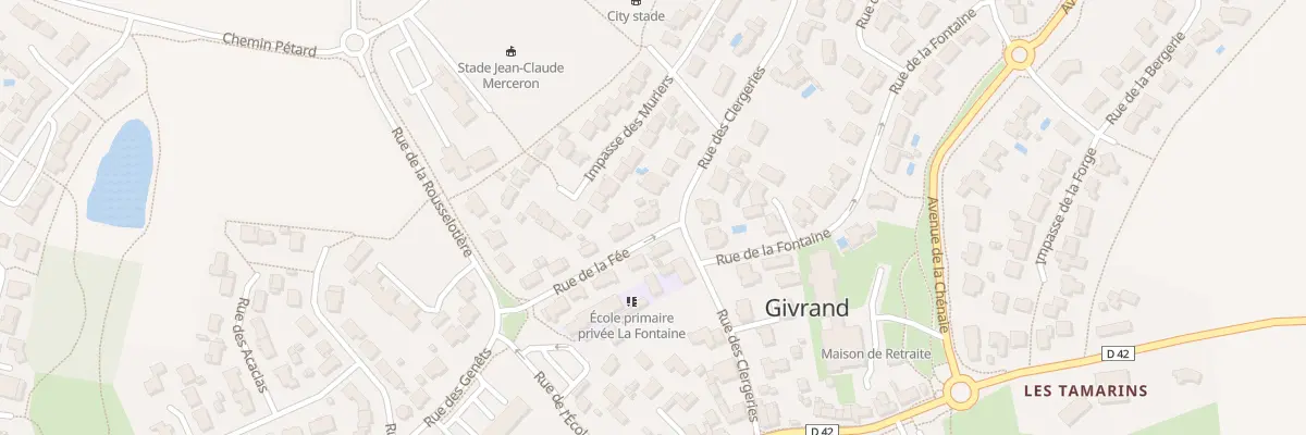 Plan du 2 Rue de la Fée à Givrand