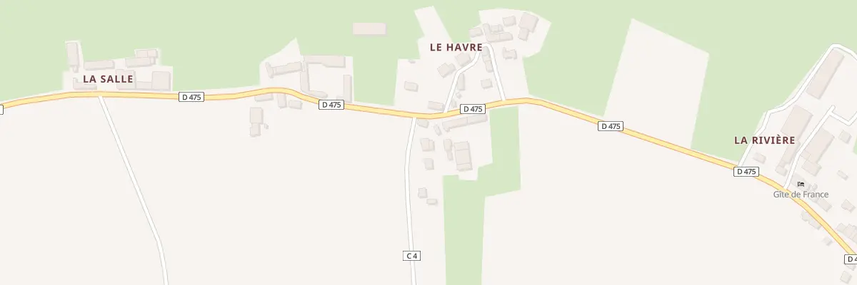 Plan du 72 Le Frêche à Miniac-Morvan