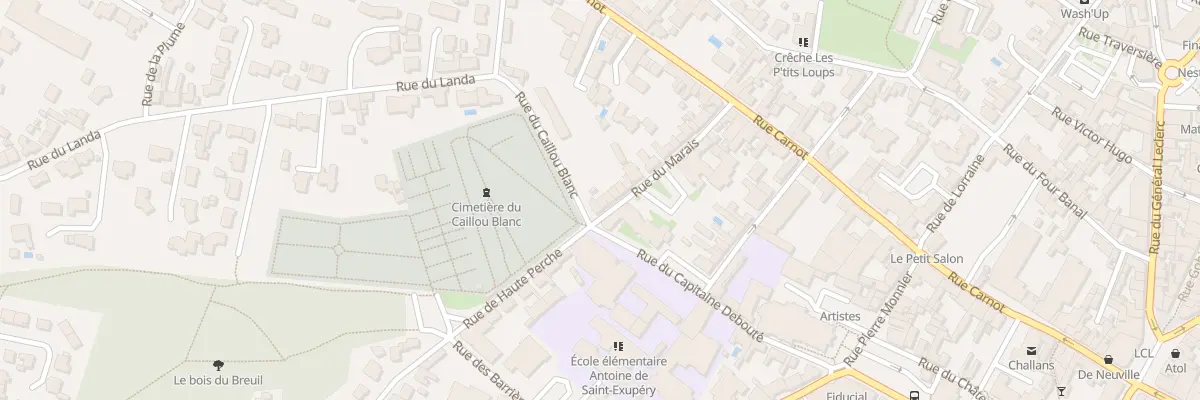 Plan du 36 Rue du marais à Challans