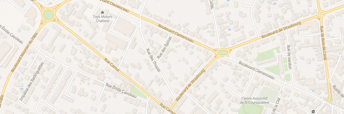 Plan du 3 Rue des épinas à Challans