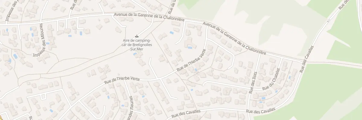 Plan du 8068 Rue de l’herbe verte à Bretignolles-sur-Mer