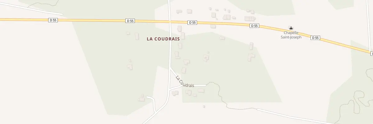 Plan du 15 Le Coudrais à Langon
