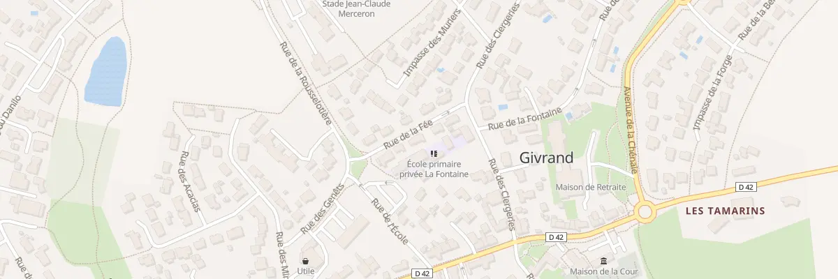 Plan du 5 Rue de la Fée à Givrand
