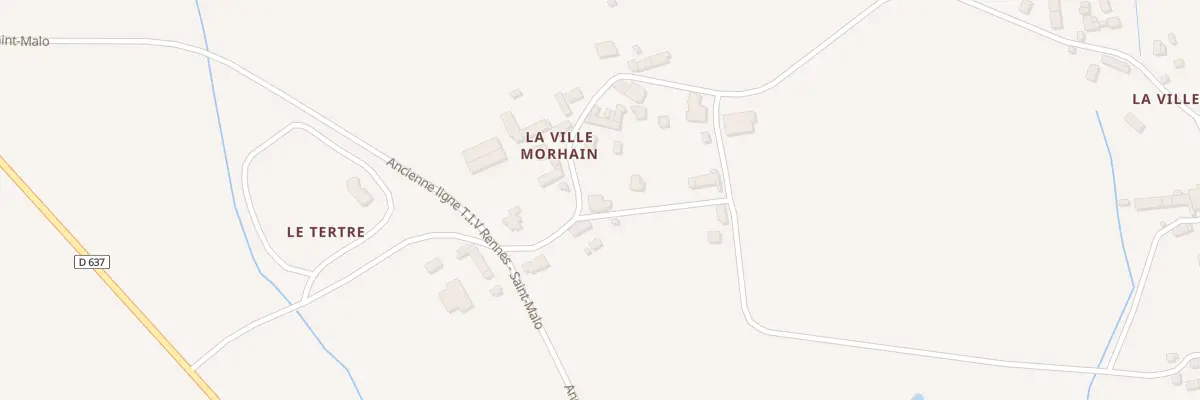 Plan du 5185 La Ville Morhain à Pleugueneuc
