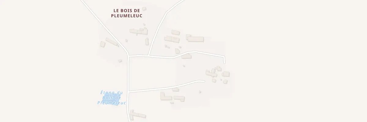 Plan du 10 Le Bois de Pleumeleuc à Pleumeleuc