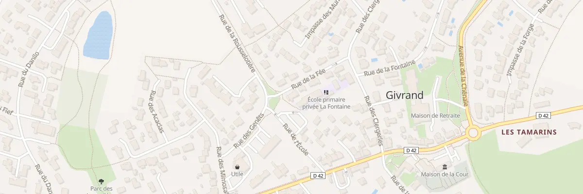 Plan du 9 Rue de la Fée à Givrand