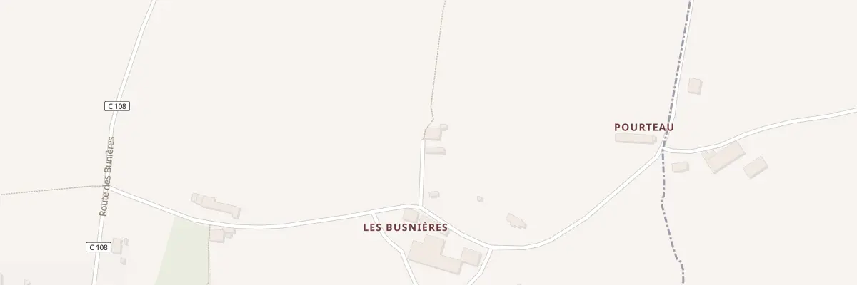 Plan du 5246 Les Bunieres à Cardroc