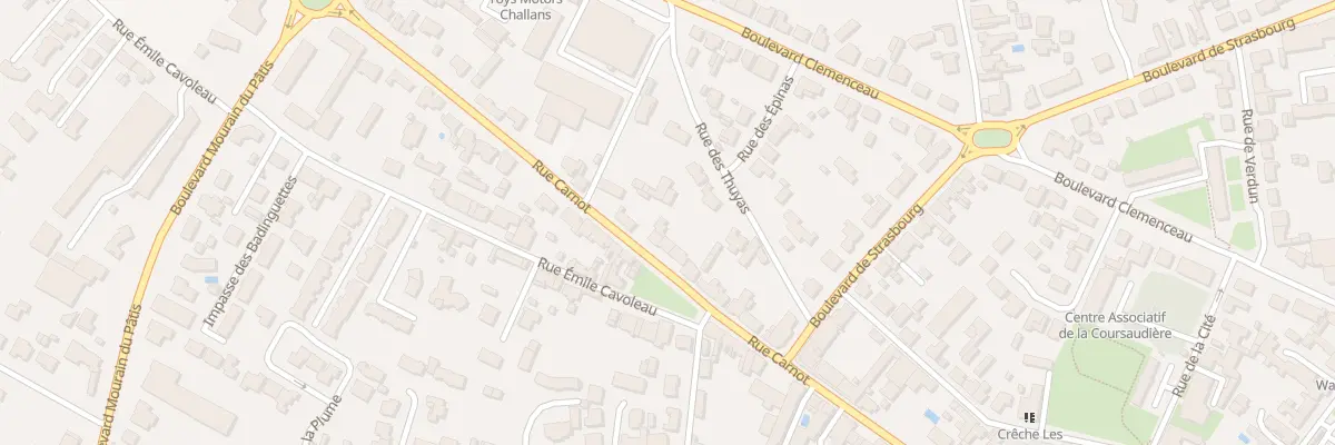 Plan du 92B Rue carnot à Challans
