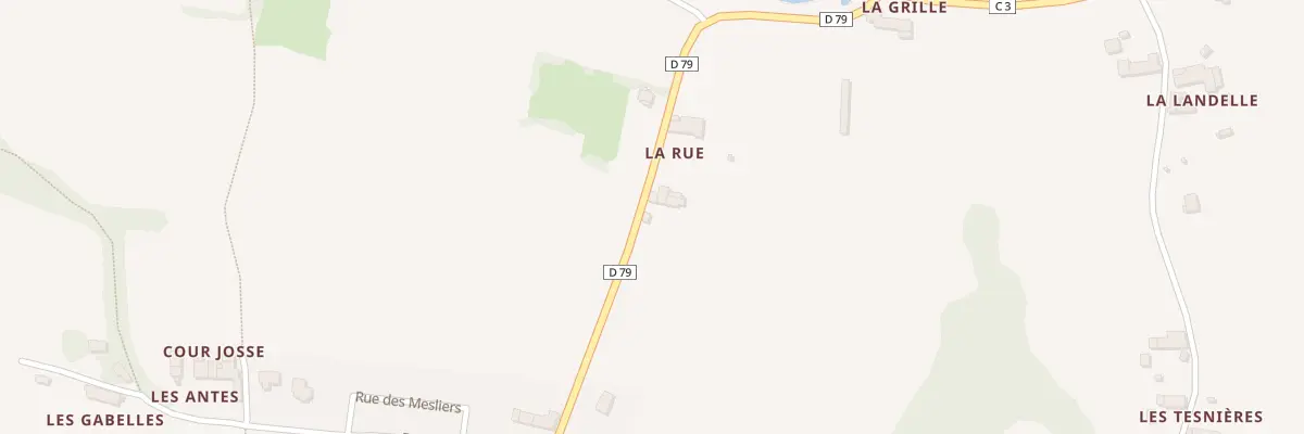 Plan du 5058 A la Rue à Cardroc