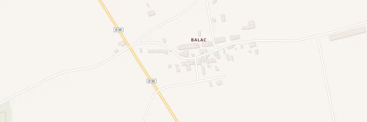 Plan du 8 Balac à Langon