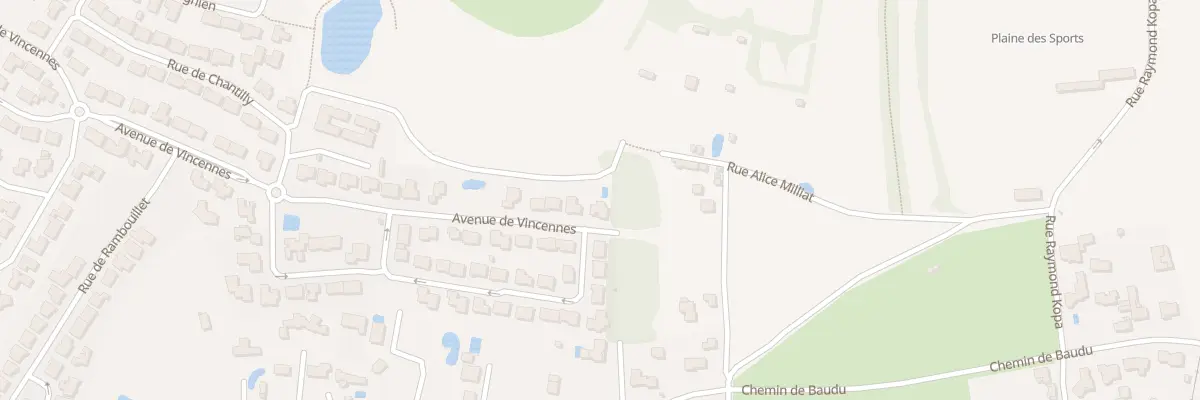 Plan du 51 Av de Vincennes à Challans